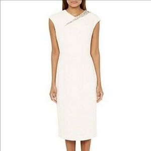 Blush Embellished Ted Baker Dress